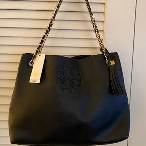 Tory Burch “Thea Chain Slouchy Tote” Handbag.